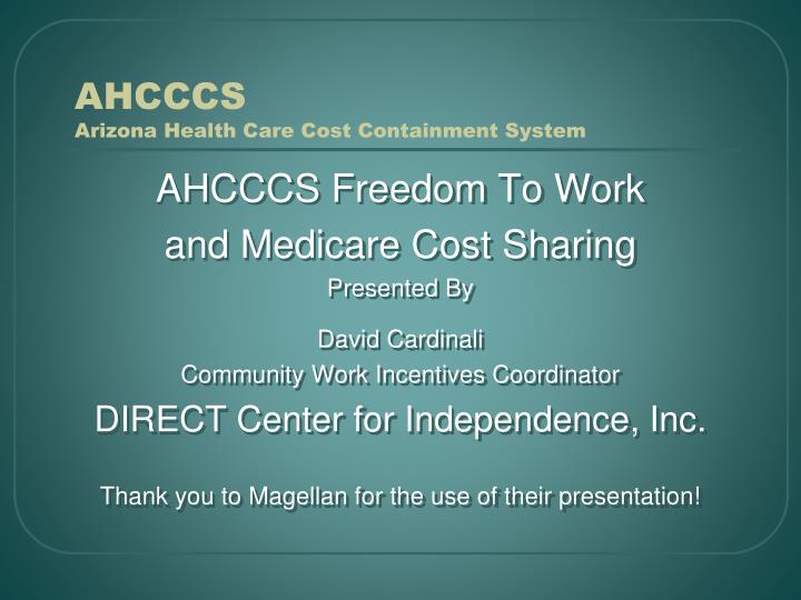 ahcccs arizona health care cost containment system