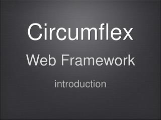 Web Framework