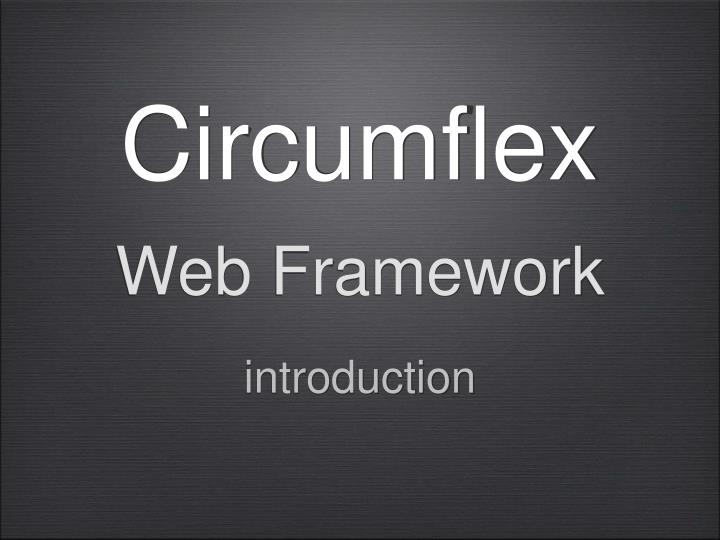 web framework