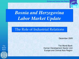 Bosnia and Herzegovina Labor Market Update