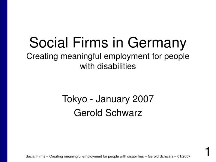 social firms in germany creating meaningful employment for people with disabilities