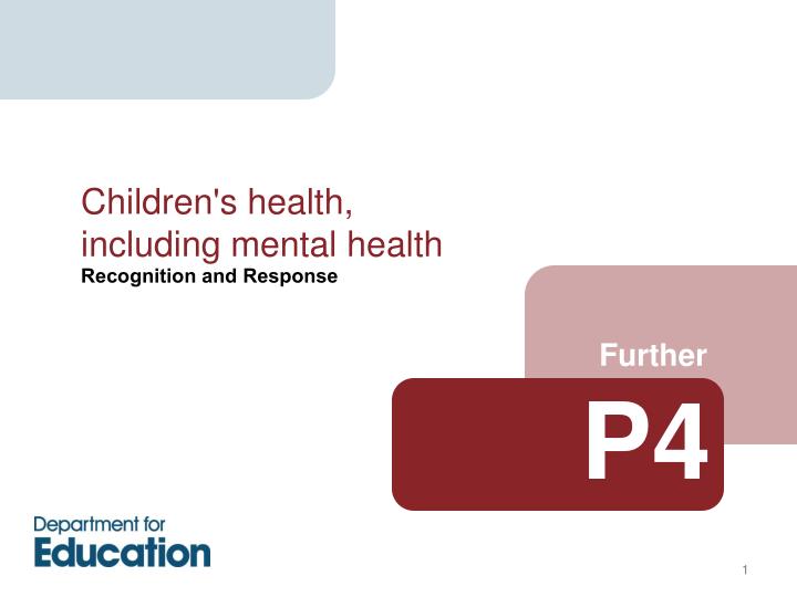 children s health including mental health