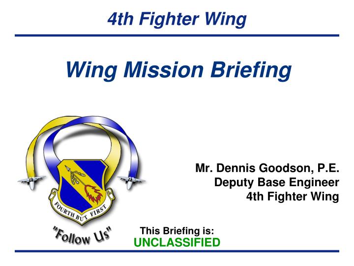 wing mission briefing
