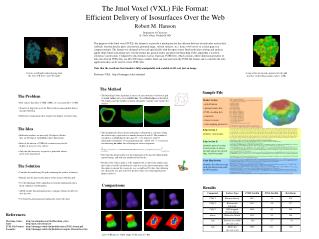 The Jmol Voxel (VXL) File Format: Efficient Delivery of Isosurfaces Over the Web