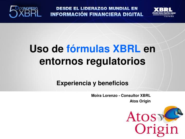 uso de f rmulas xbrl en entornos regulatorios