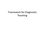 Framework for Diagnostic Teaching - slide 1