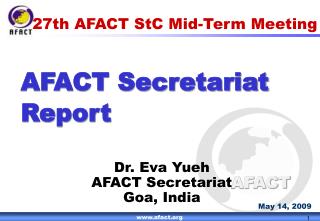 27th AFACT StC Mid-Term Meeting