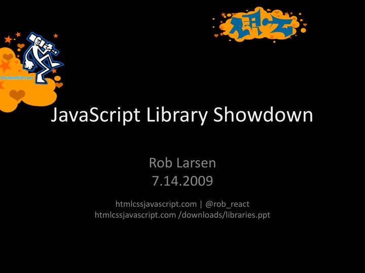 javascript library showdown