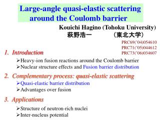 Large-angle quasi-elastic scattering around the Coulomb barrier