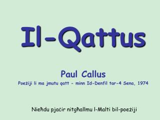 il qattus