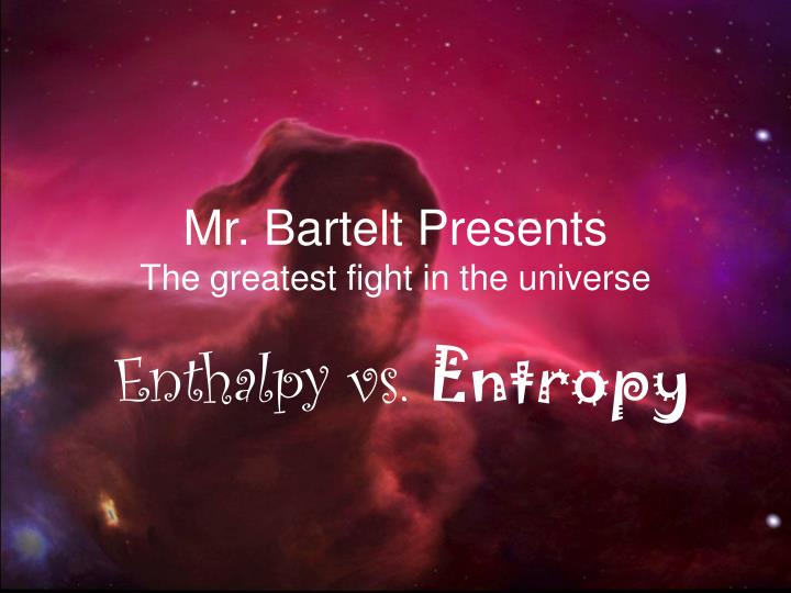mr bartelt presents the greatest fight in the universe