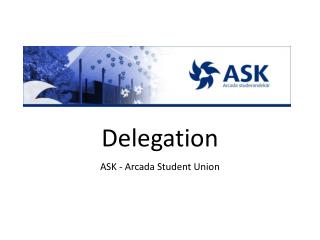 Delegation ASK - Arcada Student Union