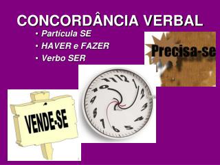 concord ncia verbal