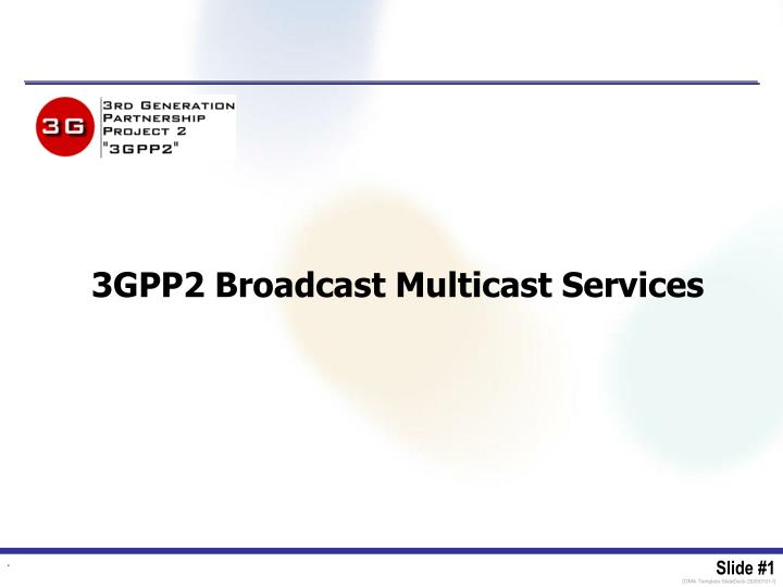 3gpp2 broadcast multicast services