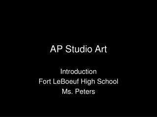 AP Studio Art