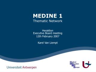 MEDINE 1 Thematic Network