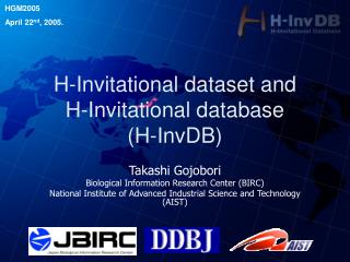 H-Invitational dataset and H-Invitational database (H-InvDB)