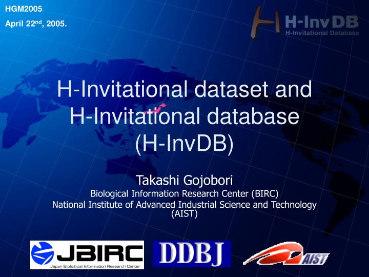 h invitational dataset and h invitational database h invdb