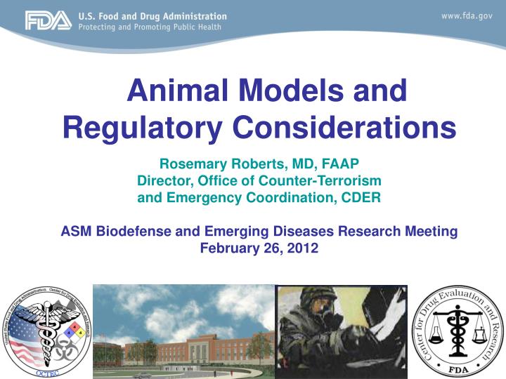 animal models and regulatory considerations