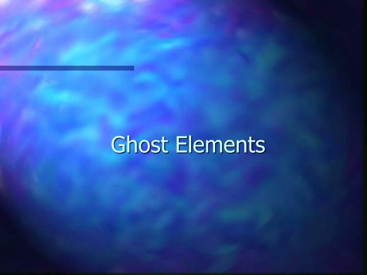 ghost elements