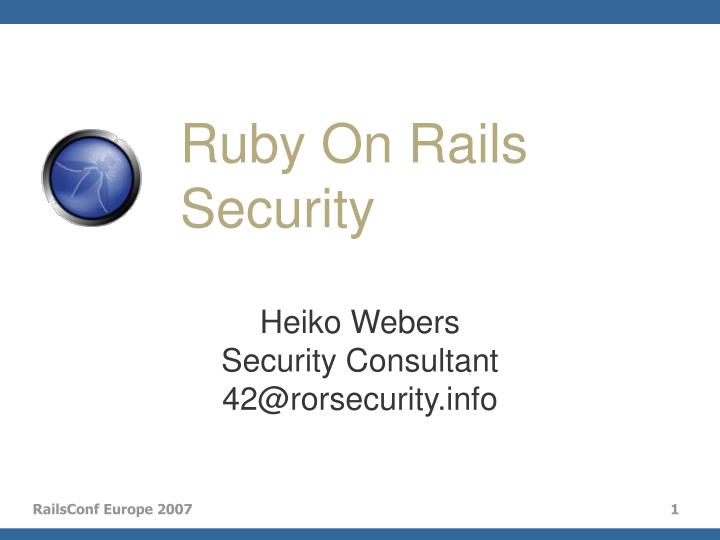 ruby on rails security