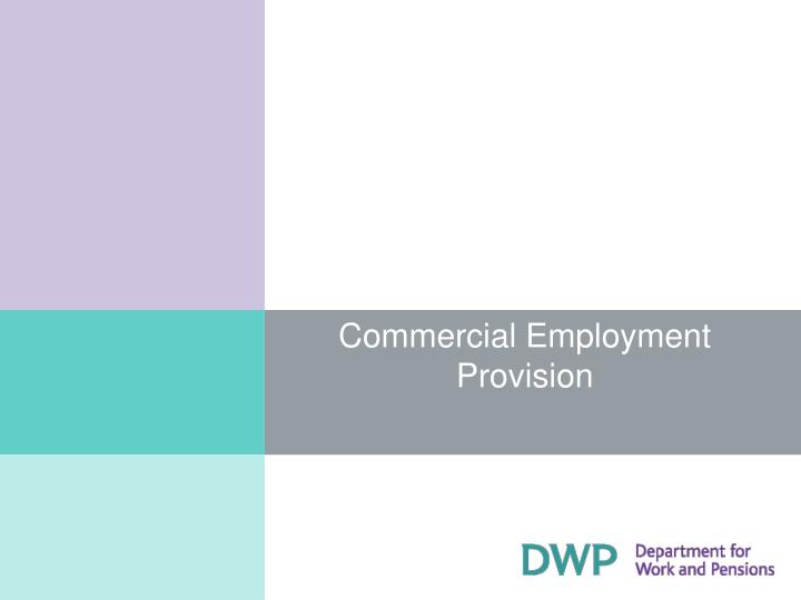 commercial employment provision