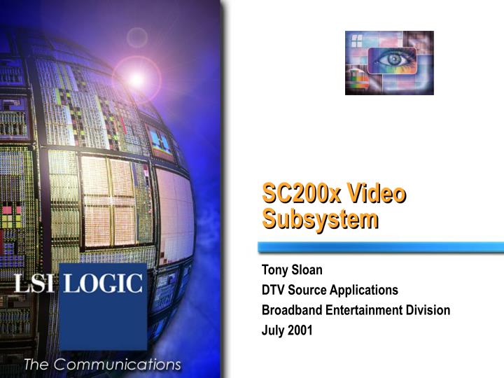 sc200x video subsystem