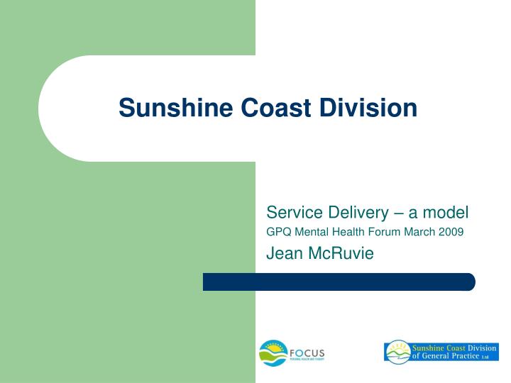 sunshine coast division
