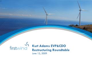 Kurt Adams EVP&amp;CDO Restructuring Roundtable