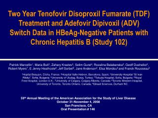59 th Annual Meeting of the American Association for the Study of Liver Disease