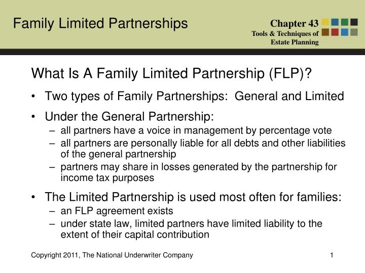 what is a family limited partnership flp