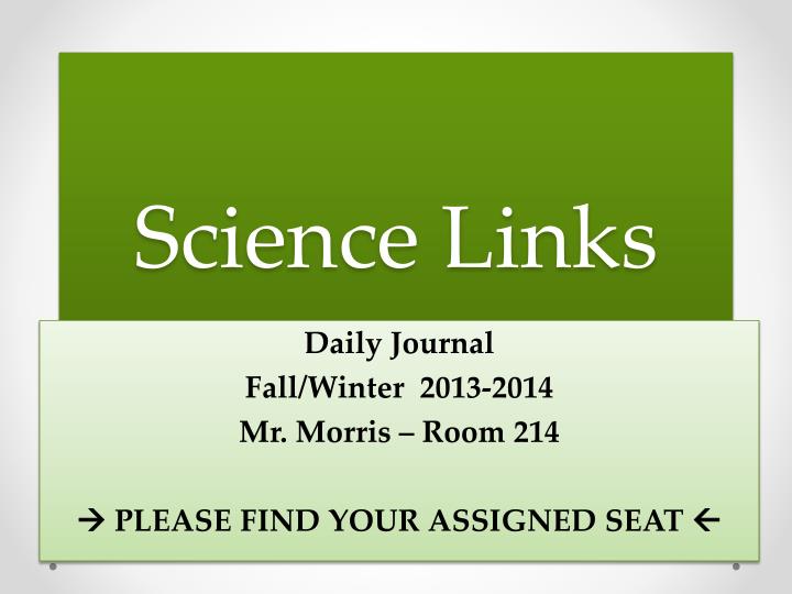 science links