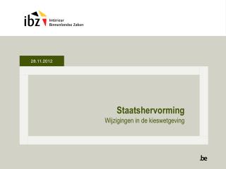 staatshervorming