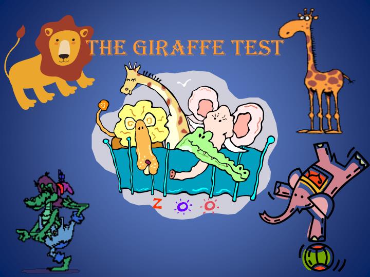 the giraffe test