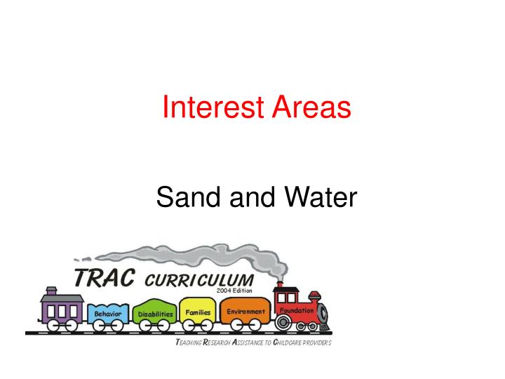 interest areas