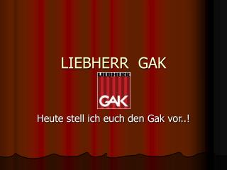 liebherr gak