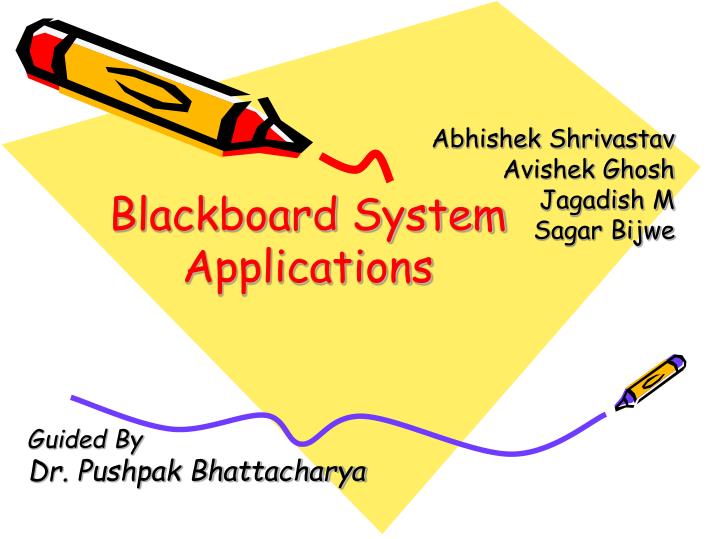 blackboard system applications
