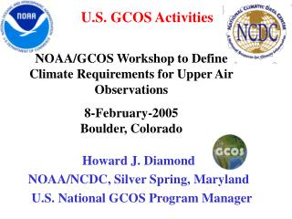 U.S. GCOS Activities