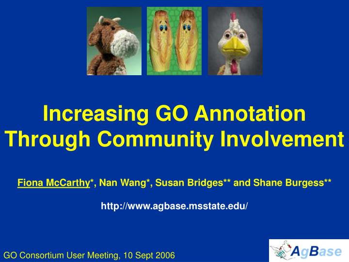 increasing go annotation through community involvement