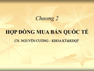 ch ng 2 h p ng mua b n qu c t
