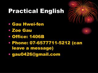 Practical English