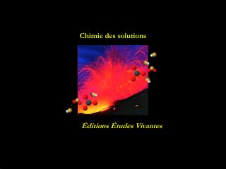 chimie des solutions