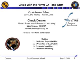 GRBs with the Fermi LAT and GBM