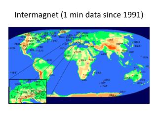 Intermagnet (1 min data since 1991)