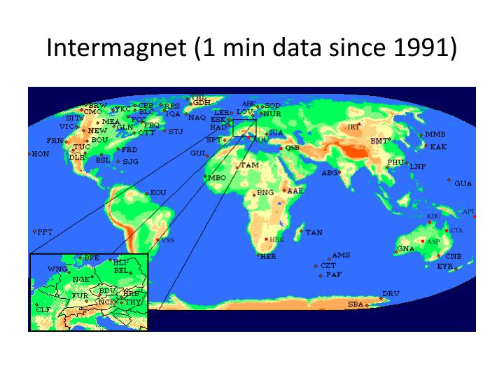intermagnet 1 min data since 1991