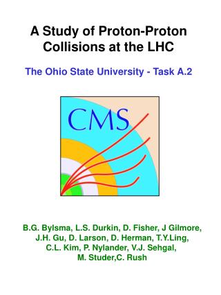 A Study of Proton-Proton Collisions at the LHC