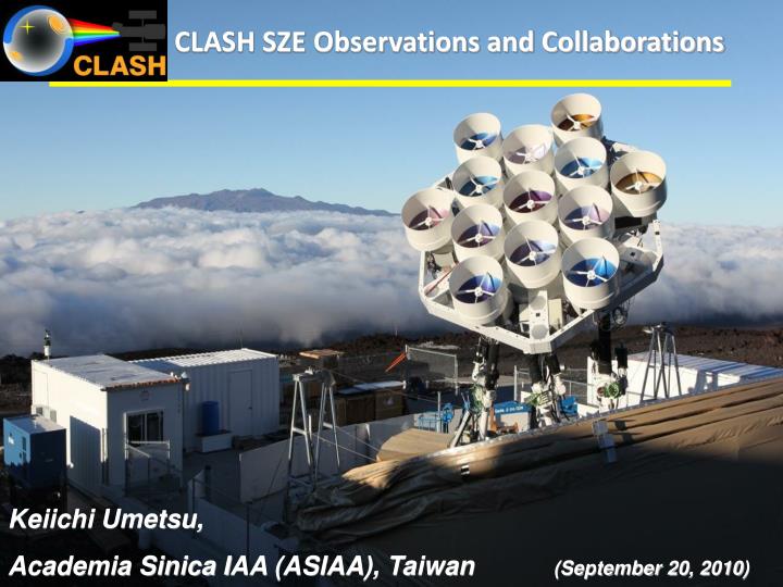 clash sze observations and collaborations