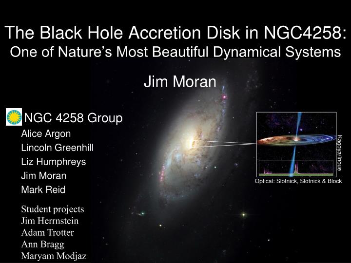the black hole accretion disk in ngc4258 one of nature s most beautiful dynamical systems