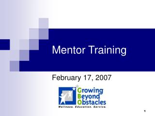 Mentor Training