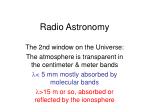 Radio Astronomy - slide 1